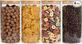 53oz Glass Food Storage Jars, Glass Jars with Bamboo Lids, Kitchen Storage Jars, Set of 4, Canisters with Airtight Lids for Spice, Coffee, Cookie, Pantry Organizers-Ruum Studio Home