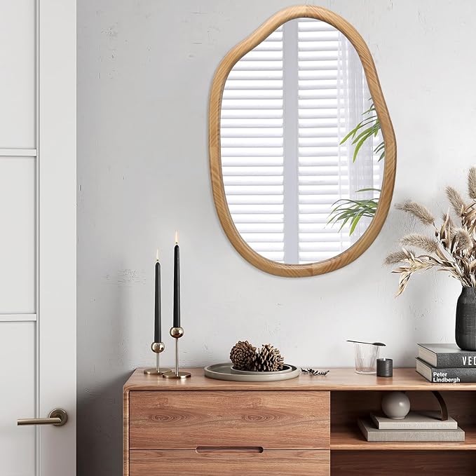 Irregular Mirror for Bathroom Vanity & Wall Decor - Asymmetrical Wall Mirror-Ruum Studio Home