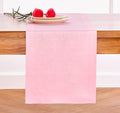 Solino Home Linen Pink Lemonade Table Runner 144 Inches Long - 100% Pure Linen Extra Long Table Runner 14 x 144 Inch for Halloween - Fete-Ruum Studio Home