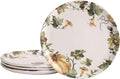 Bico Woodland Critters Dinner Plates Set of 4, 11 Inch Large Ceramic Plates for Pasta, Steak, Stylish Serving Dishes, Microwave and Dishwasher Safe, Gift for Housewarming and Thanksgiving-Ruum Studio Home