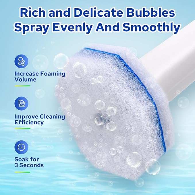 Cecailin® 60pcs Disposable Toilet Brush. Bathroom Cleaning. Disposable Bowl Cleaners Compatible with Most Toilet Brushes-Ruum Studio Home