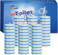 60pc Refills Disposable Toilet mats Brush Cleaning System, Toilet Cleaning Brush, 60 Replacement Brush Heads, No Handle or Base，Toliet Wand Refills,Toilet Bowl Clean Refill Pads,Toilet Scrubber Refill-Ruum Studio Home