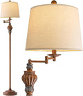 61" Vintage Floor Lamp with 350° Adjustable Swing Arm, Standing Lamp for Bedroom Living Room Bedside Tall lamp Nightstand Retro Farmhouse Mid Century Lamp Light Home Décor Office Gifts-Ruum Studio Home
