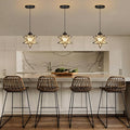Modern Glass Pendant Lights Dining Room Chandeliers Lighting for Kitchen Island Light Fixture Hanging Light with Warm Light Bulb-Ruum Studio Home