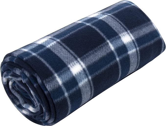 50x60 Throw Blankets, Plaid Fleece Throw Blankets for Bedroom, Couch, Livingroom, Chair, Pets, Outdoors-Ruum Studio Home