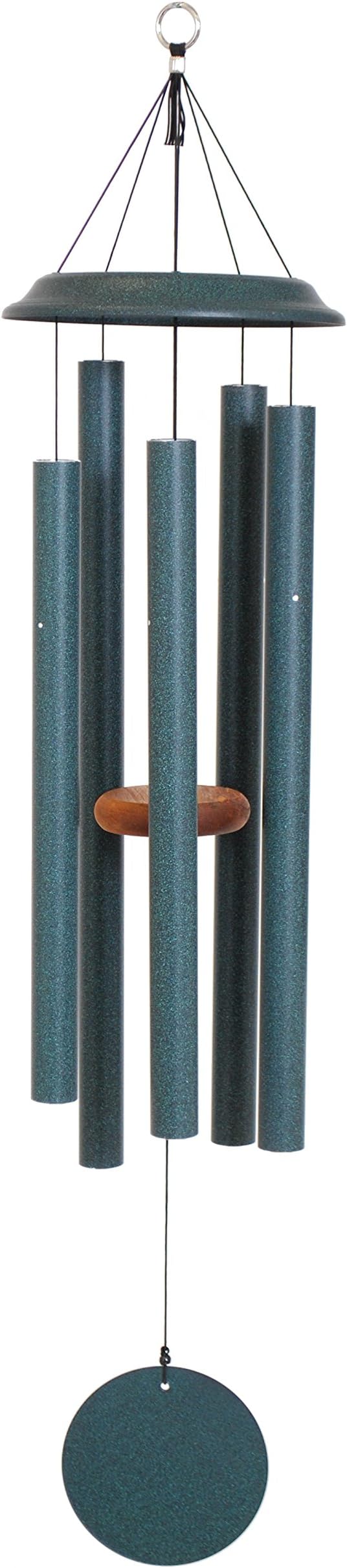 by Wind River - 42 inch Green Wind Chime for Patio, Backyard, Garden, and Outdoor décor (Aluminum Chime) Made in The USA-Ruum Studio Home