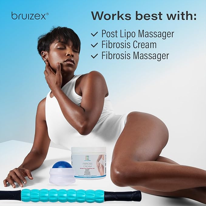 Lymphatic Drainage Massage Oil: Arnica and Coconut Oil for Manual Lymph Drainage & Post Surgery Recovery I for Liposuction, 360 Lipo, BBL,Tummy Tuck, Lymphedema, Lipedema, Lipo Foam, Massager I 2.0 oz-Ruum Studio Home