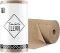 Fantasticlean Microfiber Cleaning Cloth Roll -75 Pack, Tear Away Microfiber Towels, 12" x 12", Reusable, Washable, Scratch Free, Ultra Absorbent Dish Rags for Car, Home, Garage or Shop (TAN)-Ruum Studio Home