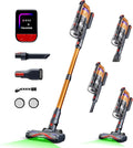 Cordless Vacuum Cleaner for Home, Upgraded 60Kpa Powerful Suction Pet Hair Vacuum with 70min Runtime, Green LED Light for Hardwood Floors & Carpet, Self-Standing Rechargeable Stick Vacuum-Ruum Studio Home