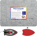 ZOMONETI 17" x 13.5" Wool Pressing Mat 100% New Zealand Felted Wool Ironing Mat Pad Blanket for Quilter, Sewing, Quilting Supplies and Notions-Ruum Studio Home