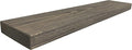 joelsantiques 72 Inch Wooden Floating Shelves for Wall - 72x6x2 in - Made of Natural Wood - Long Heavy Duty Rustic Wall Shelves for Bedroom - Perfect for Living Room, Kitchen - Gray-Ruum Studio Home