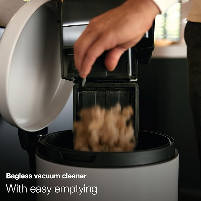 Miele Boost CX1 PowerLine SNRF0 Bagless Canister Vacuum Cleaner in Lotus White, Compact-Ruum Studio Home
