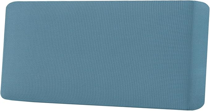 H.VERSAILTEX Super Stretch Individual Seat Cushion Covers Sofa Covers Couch Cushion Covers Slipcover Sets Thick Jacquard Textured Twill Fabric (1 Piece Sofa Cushion Cover, Storm Blue)-Ruum Studio Home