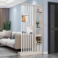 Wall Room Divider,Freestanding Room Divider with Shelves,Wood Room Divider Screen with Storage Cabinet, Wall Divider for Room Separation, for Home Office Decorative G 39.4×9.4×78.7in-Ruum Studio Home