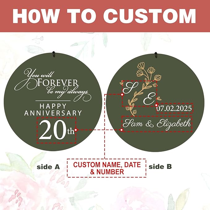 ASTARIN 20th Tree of Life Wind Chimes, Personalized Wind Chimes for Cople Women Men, Couple Gifts for Keepsake, Deep Tone Windchime Romantic Gift-Ruum Studio Home