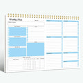 Weekly Planner Notepad Undated Weekly Schedule Planner To Do List Notebook Goals Planning Pad Habit Tracker Journal for Man & Women,52 Weeks (8.5x11")-Ruum Studio Home