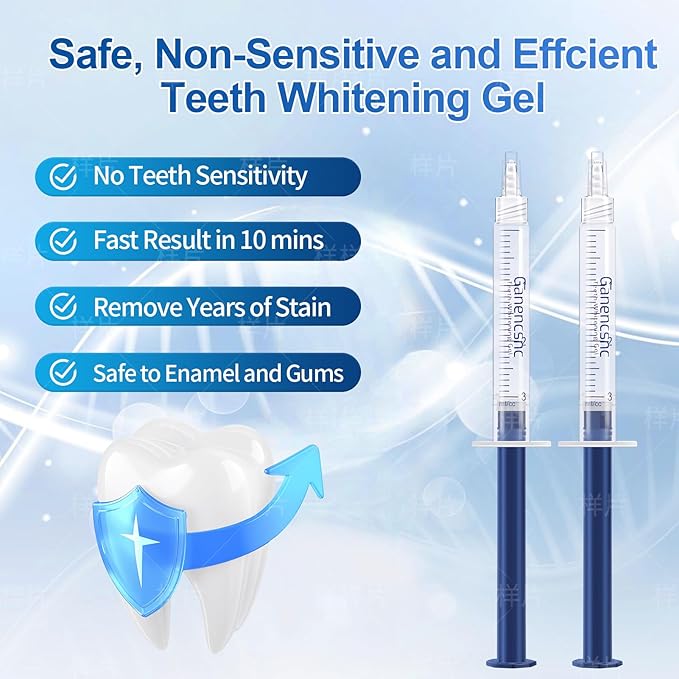 10-Pack Teeth Whitening Gel Refills - Gentle 35% Carbamide Peroxide Formula - Compatible with Teeth whitening Kit,No Sensitive Teeth Whitener-Ruum Studio Home