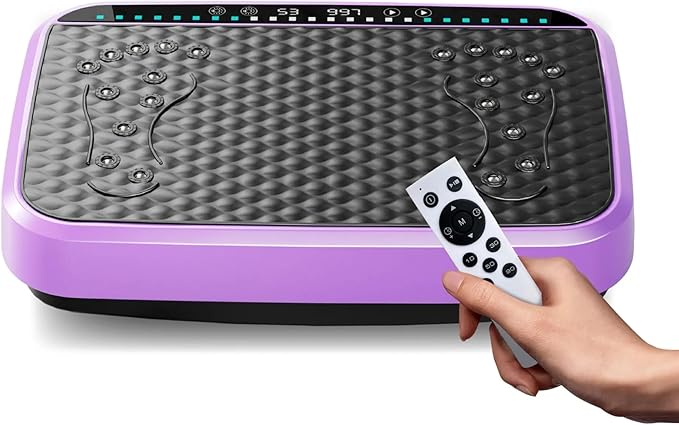 Vibration Plate Fitness Platform Whole Body Exercise Machine with 120 Speed Levels, Lymphatic Drainage, Fat Burning, and Weight Loss, Perfect for Women, Men, and Home Gym Exercise-Ruum Studio Home
