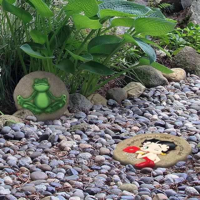 Spoontiques - Garden Décor - Yoga Frog Stepping Stone - Decorative Stone for Garden-Ruum Studio Home