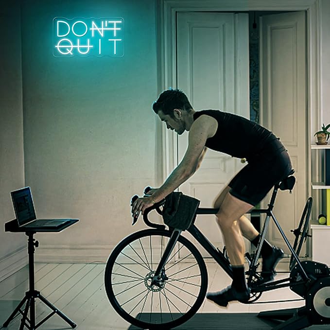 Don't Quit LED Neon Sign for Wall Decor, DO IT Neon Lights Party Decorations, USB Powered Switch LED Neon Lights Adjustable for Office, Gym, Man Cave, Gamer Room Decor-Ruum Studio Home