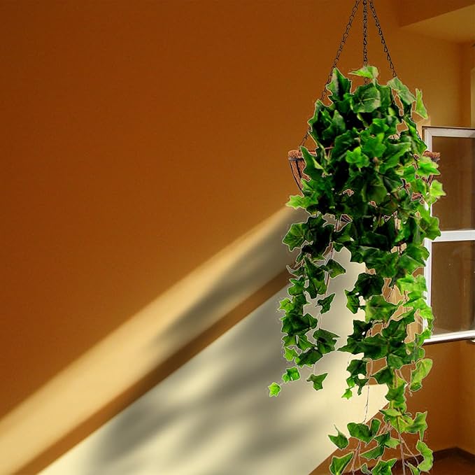Hanging Planters Basket Outdoor Indoor(14 inch 4 Pack)-Coconut Coir Hanging Baskets for Plants Outdoor,Metal Wire Baskets with Coco Liner Window Box Planters, hanging Flower Pots For Railings…-Ruum Studio Home