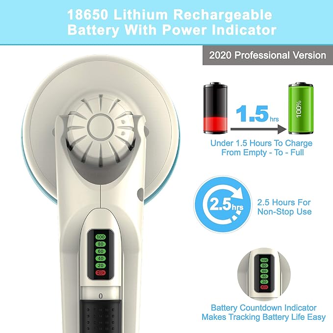 Lint Remover Electric Clothes Sweater Fabric Shaver for Furniture, Blanket, Curtain, Socks, Legging, Wool, Cashmere - Rechargeable – 2 Speeds – Bonus Lint Roller-Ruum Studio Home