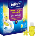 Toilet Gel Stamp - 8 Packs Toilet Bowl Cleaner Gel with Automatic Click, Freshener for Toilet Maintenance, 3.4oz, 6 Month Supply (Lemon)-Ruum Studio Home