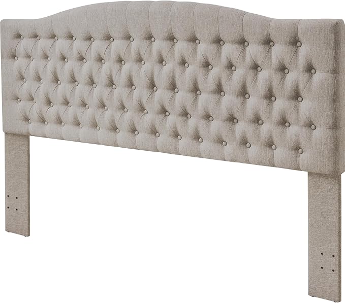Linen Upholstered Headboard King/Cal King Size Latest Model Wall Mount, Bed Frame Mount, Featuring High-Density Sponge Padding, Luxury Texture Easy Assembly Comfort and Style-Linen-Ruum Studio Home