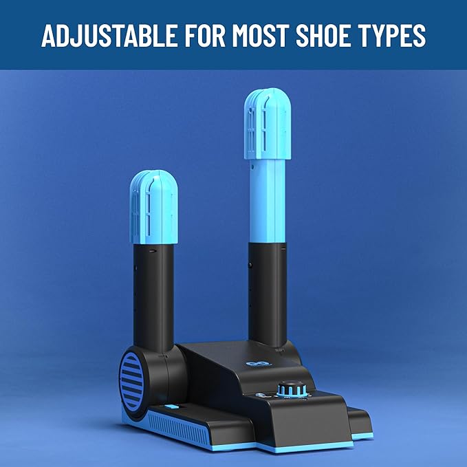 Foldable & Compact Boot Dryer & Boot Warmer with Timer, Fast 2-Hour Drying, Heavy-Duty Shoe Dryer for Work Boots, Sneakers, Gloves, Helmets & more – 2 Tube Design Everlasting Comfort-Ruum Studio Home