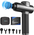 MERACH Massage Gun Deep Tissues, Percussion Massager Tools with 6 Massage Heads, Portable Hand Held Muscle Massagers for Pain Relief Deep Tissue, Cool Gifts for Men and Women-Ruum Studio Home