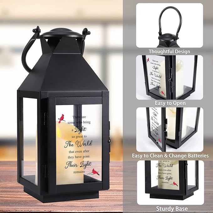 Decorative Candle Lanterns (There are Some who Bring a Light so Great to The World)-Ruum Studio Home