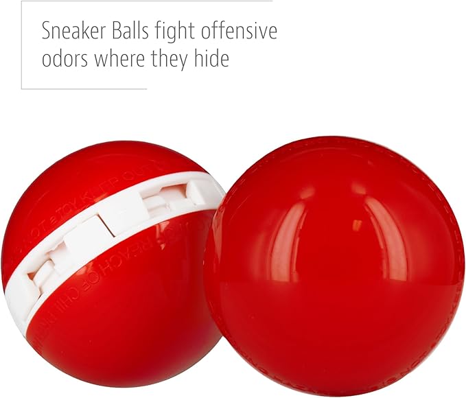 Sneaker Balls Odor-Fighting Shoe Fresheners, Eliminates Unpleasant Smells, Perfect for Sneakers, Gym Bags, Gear Bags, Drawers, Lockers, and More!, Radial Tie Dye, 6 Pack-Ruum Studio Home