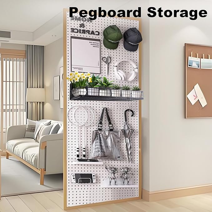 Magnetic Shelf for Fridge Magnetic Basket Organizer Wire Mesh Magnetic Holder Magnet Shelf Accessories for Office Kitchen Classroom Storage, Black-Low, 13.77" x 5.11" x 1.7-Ruum Studio Home