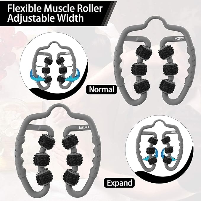 Cellulite Massage Tool Deep Fascia Massager & Dimpled Skin Remover for Legs - Anti-Cellulite Roller Tech with Lymphatic Drainage, Smooth Skin & Pain Relief for Thighs & Buttocks Sculpting-Ruum Studio Home