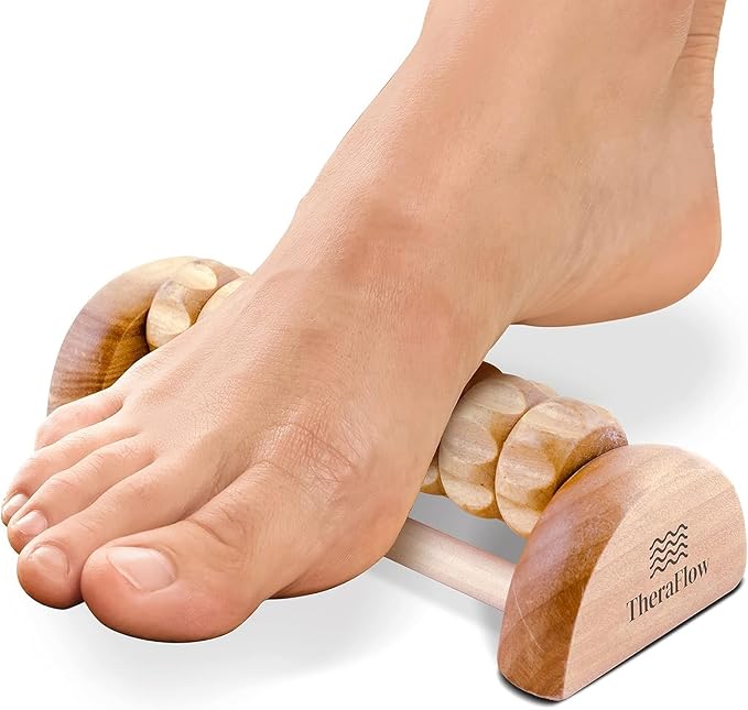 TheraFlow Compact Foot Roller for Plantar Fasciitis Relief | Relaxing Gifts for Mom and Dad - Portable, Small Tool for Deep Tissue Massage and Neuropathy | Travel Size Feet Massager for Relaxation-Ruum Studio Home