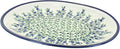 Blue Rose Polish Pottery Porcelain Vine Large Serving Platter-Ruum Studio Home