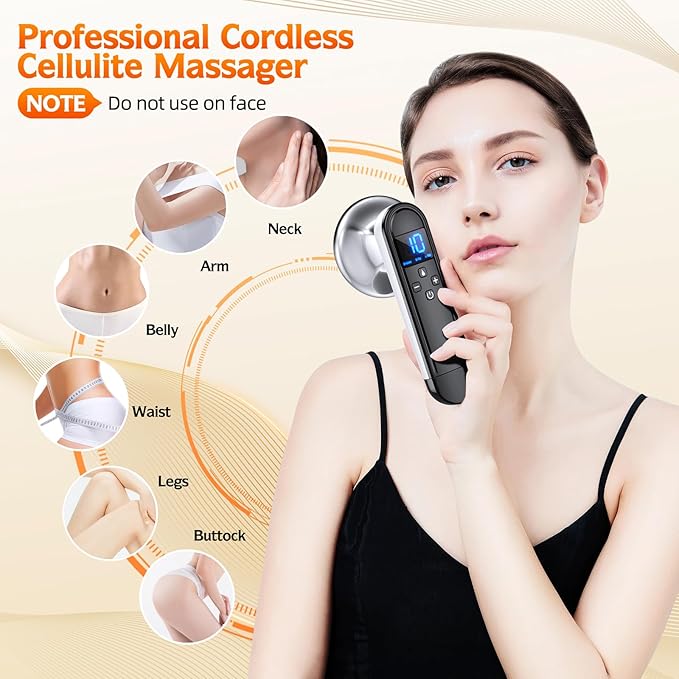 Body Sculpting Machine - Professional Cordless Cellulite Massager - Suitable for Belly, Neck, Leg, Hip, Arm-Ruum Studio Home