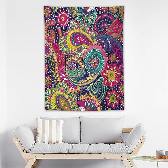 ICMOLYYENLO Tropical Green Plant Tapestry, Green Palm Leaves Natural Landscape Print Wall Tapestry for Bedroom Living Room Dormitory 30x40 Inch-Ruum Studio Home