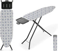 APEXCHASER Ironing Board, Full Szie Iron Board with Iron Rest,Height Adjustable,Extra Thick Heat Resistant Cover with Sleeve Board 15x45 Blue-Ruum Studio Home