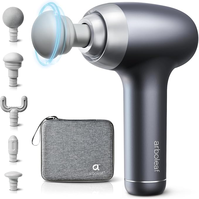 arboleaf Massage Gun Deep Tissue - Althletic Percussion Muscle Back Massager for Pain Relief Powerful Electric Massage Gun with Case, Portable, Handheld-Ruum Studio Home