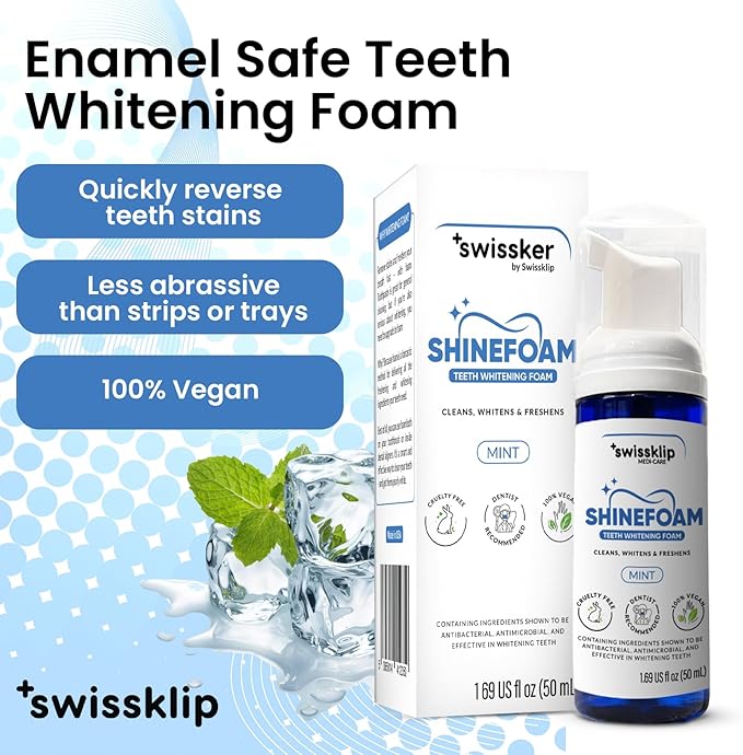 Swissklip Teeth Whitening Foam Toothpaste Also a Teeth Whitener in The Market I We Offer Best Teeth Whitening Products for Professional Teeth Whitening Kit (3)-Ruum Studio Home