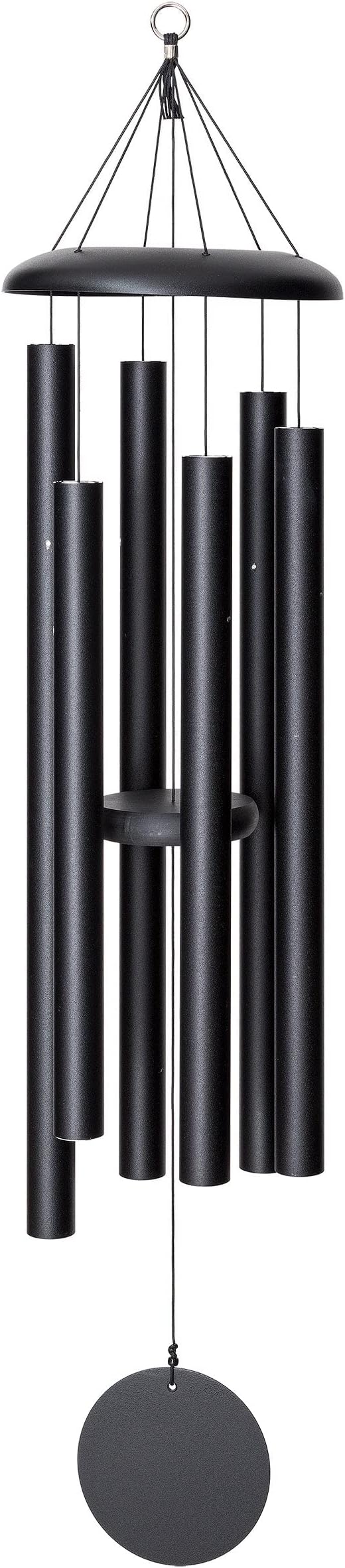 Corinthian Bells by Wind River - 50 inch Black Wind Chime for Patio, Backyard, Garden, and Outdoor Decor (Aluminum Chime) Made in The USA-Ruum Studio Home