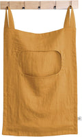 Amazhiyu 100% Linen Door Hanging Laundry Hamper Bag, 19x27 Inches Yellow-Ruum Studio Home