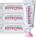 EUTHYMOL Whitening Toothpaste (3.7fl oz*3, Pack of 3) - Stain Removal in 2 Weeks, Long-Lasting Freshness for Sensitive Gum & Teeth. Bad Breath, Cavity Prevention. Recyclable Aluminum Tube-Ruum Studio Home