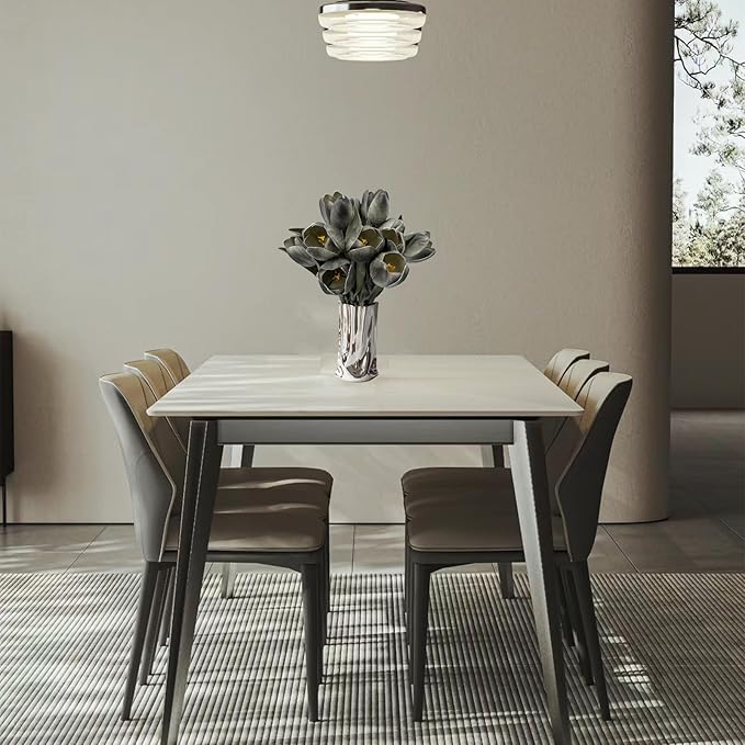 Buart Black-Coffee Flowers Artificial Luxury Big Tulip Valentine's Day Mother's Day Easter Home Kitchen Wedding Decorations(11pcs)-Ruum Studio Home