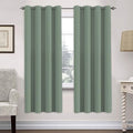 H.VERSAILTEX Room Darkening Curtains for Living Room Light Reducing Thermal Insulated Window Treatment Panels/Drapes Grommet Top 2 Panels Green Bay - 52 x 72 Inches-Ruum Studio Home
