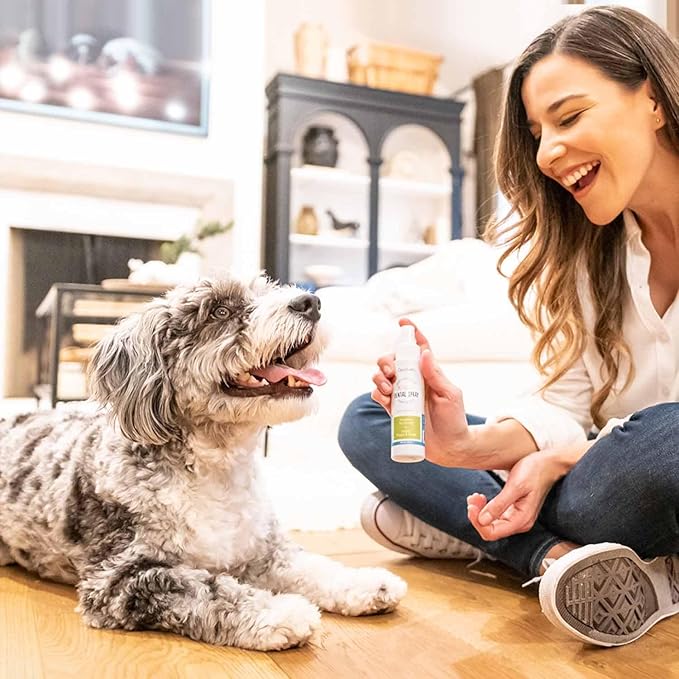 Oxyfresh Advanced Pet Dental Spray – Instant Dog and Cat Fresh Breath: Easiest No Brushing Pet Dental Solution for Dogs and Cats – Best Way to Fight Plaque, Keep Teeth & Gums Healthy, 8oz.-Ruum Studio Home