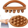 Wood Therapy Fascia Release Massage Tools, Manual Trigger Point Lymphatic Drainage Cellulite Massager, Wooden Massage Brush Gua Sha Body Sculpting Tool, Pain Relief and Body Shaping-Ruum Studio Home