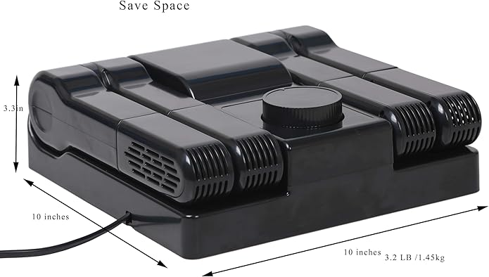 Portable Electric Shoe Glove Boot Dryer Warmer with Folding and Drying Rack-Ruum Studio Home