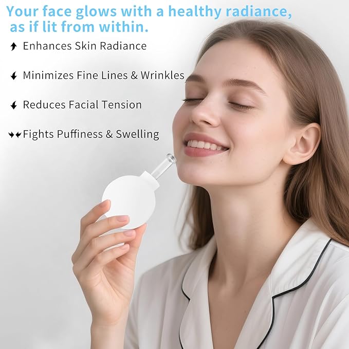 Meifuly Facial Cupping Set, 4 PCS Silicone Vacuum Suction Face Massage Cups, Skin Tightening Kit for Eyes, Face and Body (White)-Ruum Studio Home